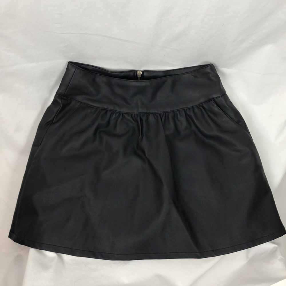 American Eagle Faux Leather Skirt